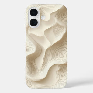 Coques iPhone 16 Boîtier de téléphone à texture crémeuse