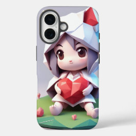 Coques iPhone 16 Boîtier de téléphone à thème cardiaque personnalis