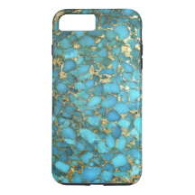 "Boîtier de téléphone bleu turquoise"