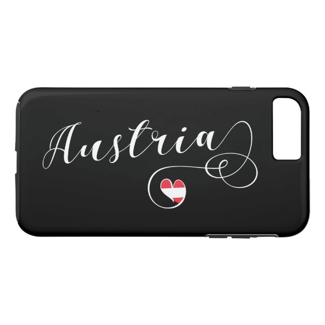 Coques Case-Mate iPhone Boîtier de téléphone cellulaire Heart Austria, Dra (Dos (Horizontal))