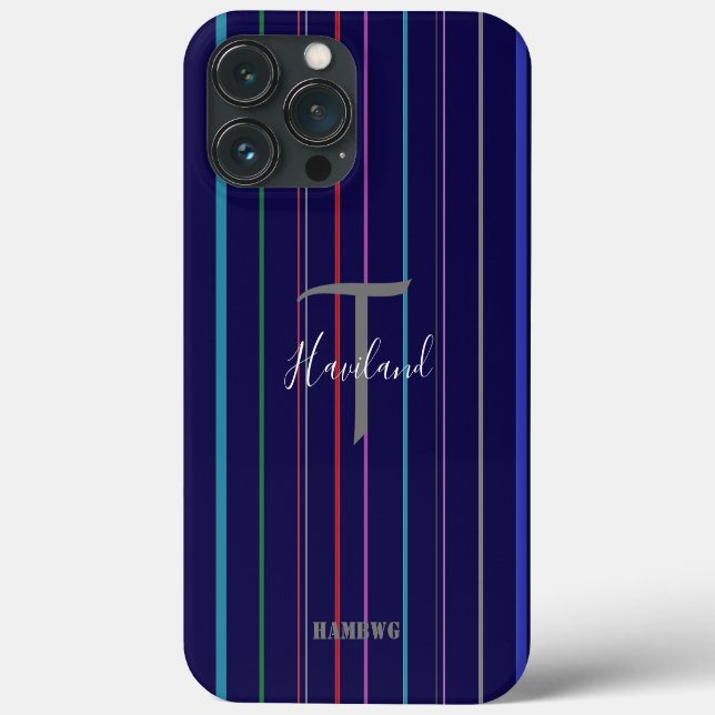Coques Case-Mate iPhone Boîtier de téléphone cellulaire monogramme HAMbyWG (Verso)