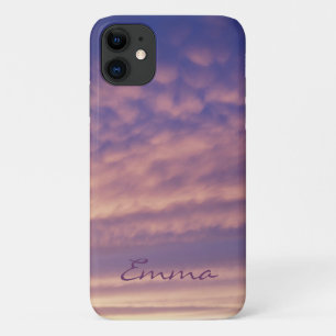 Coque iPhone 11 Boîtier de téléphone Ciel rose et violet
