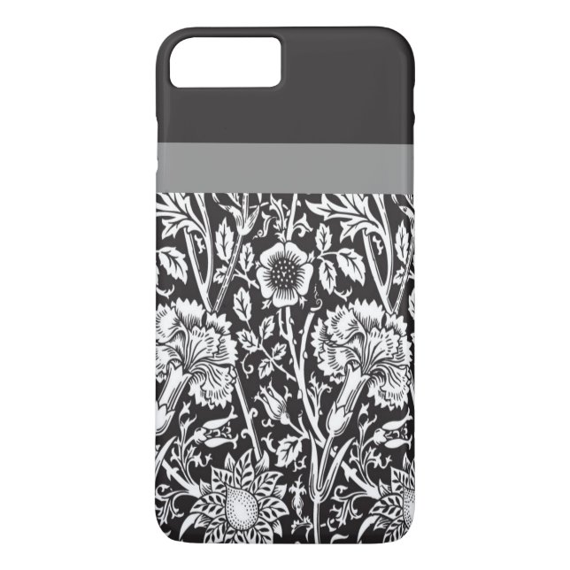 Coques Case-Mate iPhone Boîtier de téléphone Damas noir (Dos)
