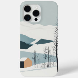 Coque iPhone 15 Pro Max Boîtier de téléphone d'art Abstrait pour les monts