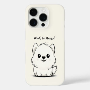 Coques iPhone 16 Pro Boîtier de téléphone de caractères de chien mignon