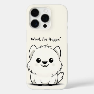 Coques iPhone 16 Pro Boîtier de téléphone de caractères de chien mignon