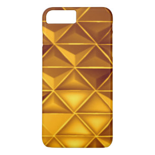 Coque iPhone 7 Plus Boîtier de téléphone de conception géométrique Or