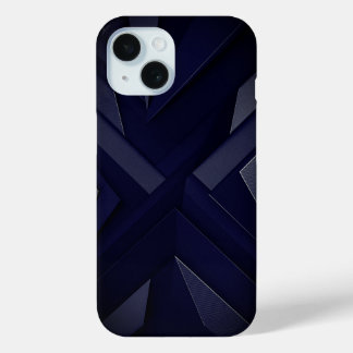 Coque Pour iPhone 15 boîtier de téléphone en fibre carbone