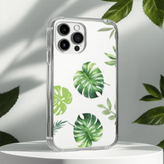 Coques iPhone 16 Pro Boîtier de téléphone Feuille de Monstera - Tropica