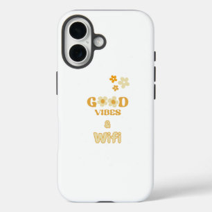 Coques iPhone 16 Boîtier de téléphone Good Vibes et Wifi