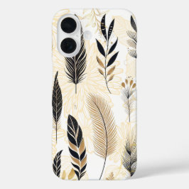 Coques iPhone 16 Boîtier de téléphone imprimé en plume