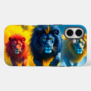 Coques iPhone 16 Plus Boîtier de téléphone Lions coloré