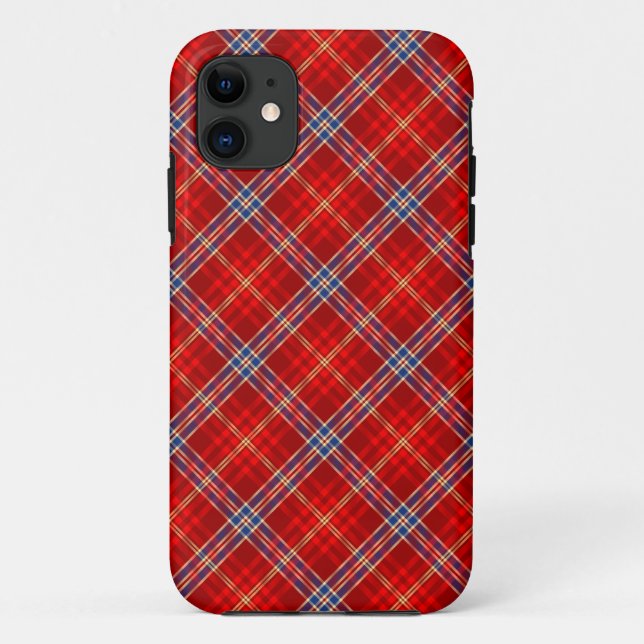 Coques Case-Mate iPhone Boîtier de téléphone - marine rouge classique (Dos)