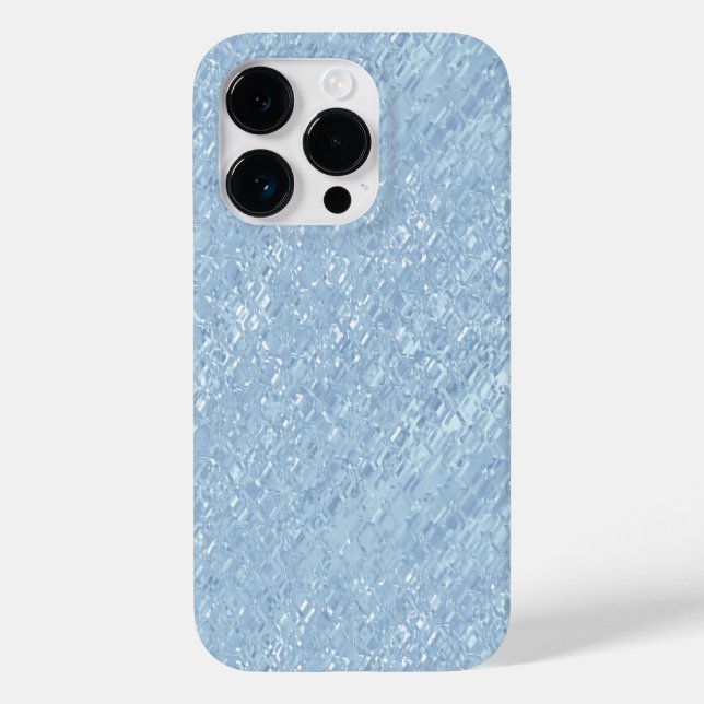 Coques Case-Mate iPhone Boîtier de téléphone mobile bleu verre (Verso)