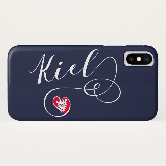 Coques Case-Mate iPhone Boîtier de téléphone mobile Heart Kiel, Allemagne (Dos (Horizontal))