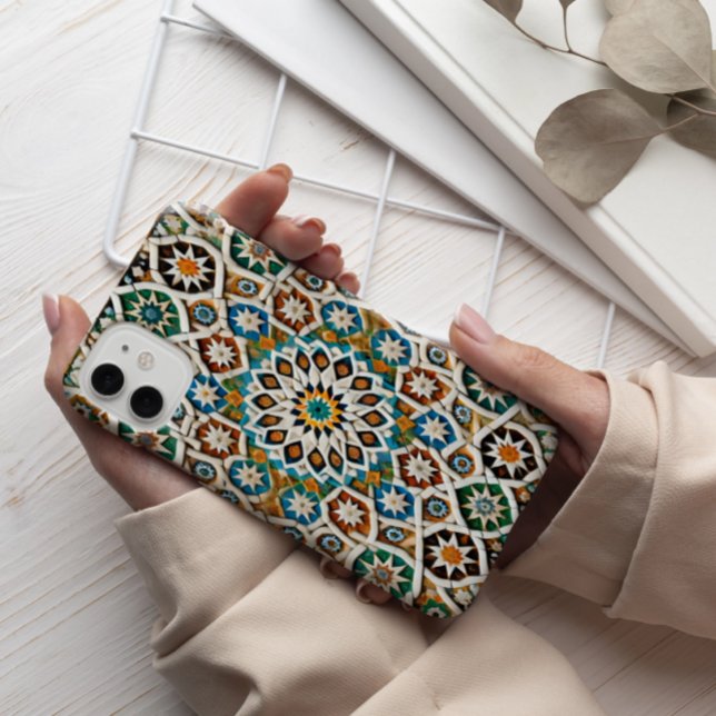 Coques Case-Mate iPhone Boîtier de téléphone Mosaïque islamique géométriqu (Créateur téléchargé)