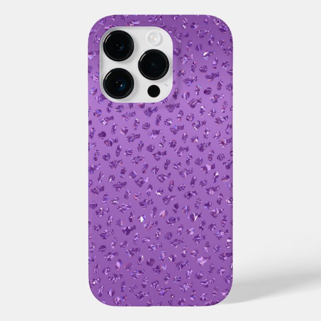 Coques Case-Mate iPhone Boîtier de téléphone portable Purple Sparkle (Verso)