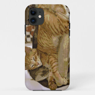 Etui iPhone Case-Mate Boîtier de téléphone pour chat Kitten Ginger couch