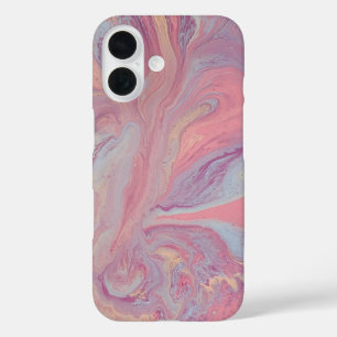 Coques iPhone 16 Boîtier de téléphone rose et lavande
