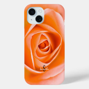 Coque Pour iPhone 15 Boîtier de téléphone Rose Orange