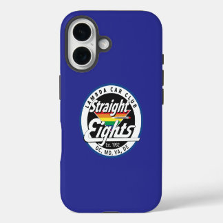 Coques iPhone 16 Boîtier de téléphone Straight Eights (violet)