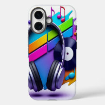 Boîtier de téléphone Vibrant Musique - Casques & V
