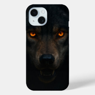 Coque Pour iPhone 15 Boîtier de téléphone Wolf Style