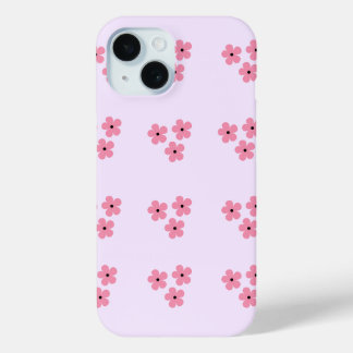 Coque Pour iPhone 15 Boîtier floral pour iPhone 15