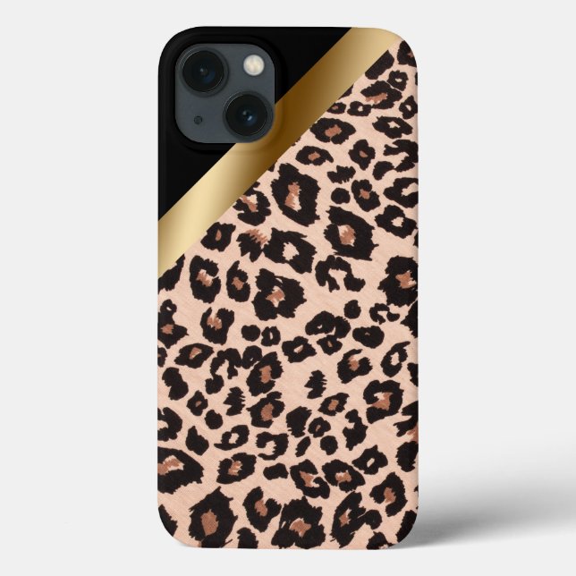 Coques Case-Mate iPhone Boîtier iPhone 13 Imprimé Léopard (Verso)