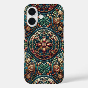 Coques iPhone 16 Boîtier iPhone 16 Fleur de Cuivre