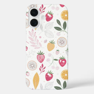 Coques iPhone 16 “Boîtier iPhone iPad Lemon Fleur de Fraisier Botan