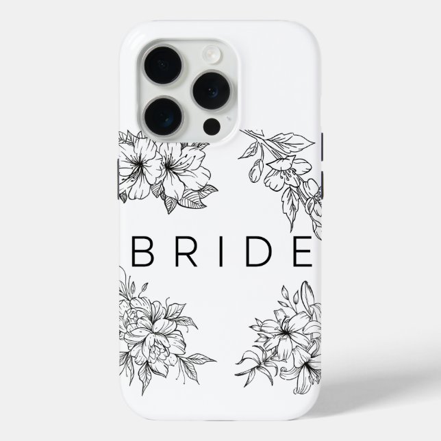 Coques Case-Mate iPhone Boîtier iPhone nuptiale 15 pro téléphone (Verso)