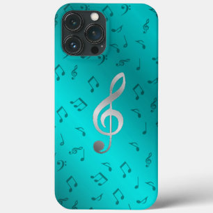 Case-Mate iPhone Case boîtier iPhone OtterBox notes de musique argentées