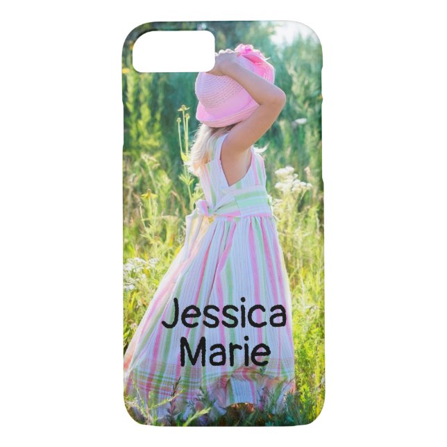Coques Case-Mate iPhone Boîtier photo personnalisé avec nom (Dos)