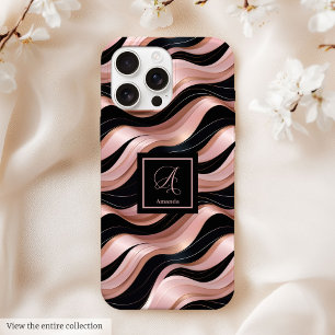 Coque iPhone 15 Pro Max Boîtier Rose Gold pour iPhone 13 Élégant Lux Perso