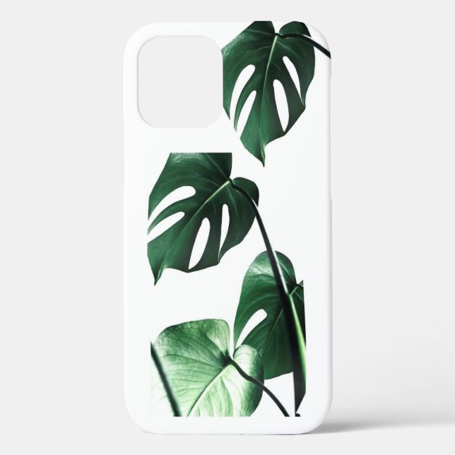Coques Case-Mate iPhone Boîtier téléphonique à feuilles tropicales (Verso)