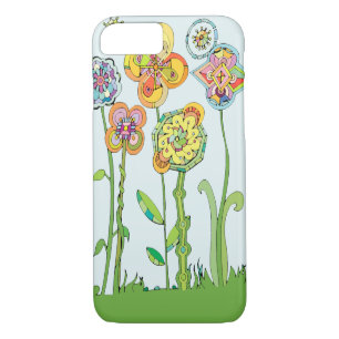 Coque iPhone 7 Boîtier téléphonique à fleurs lunaires