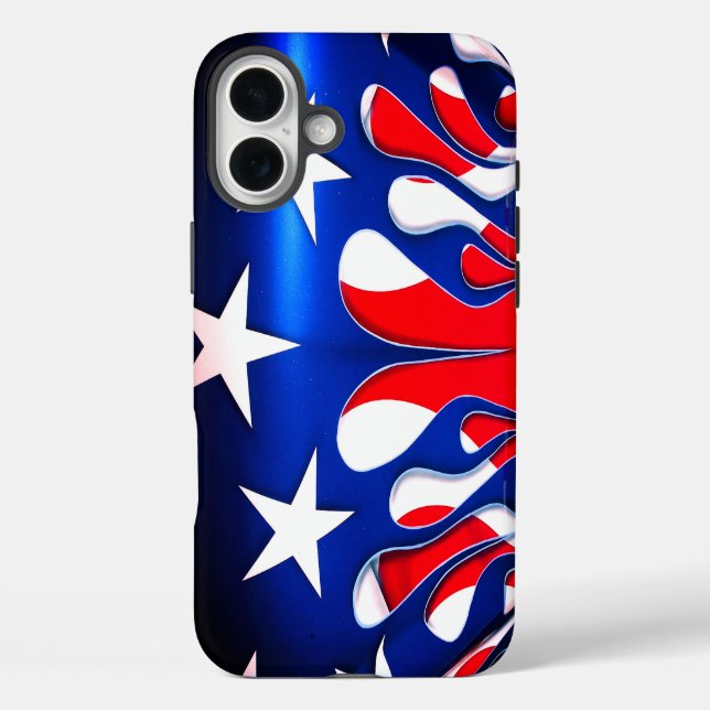 Coques Case-Mate iPhone Boîtier téléphonique American Flag Design (Verso)