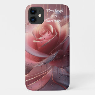 Case-Mate iPhone Case Boîtier téléphonique avec fleur rose