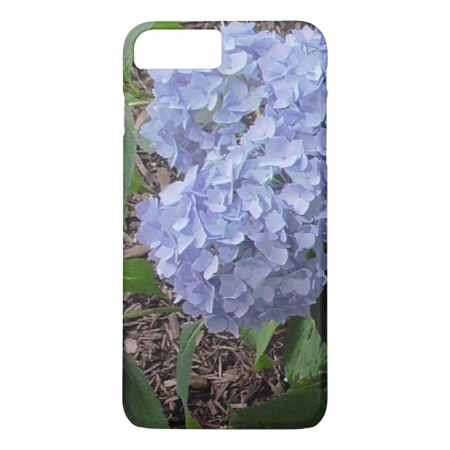 Coques Case-Mate iPhone Boîtier téléphonique bleu Hydrangea Floral (Dos)