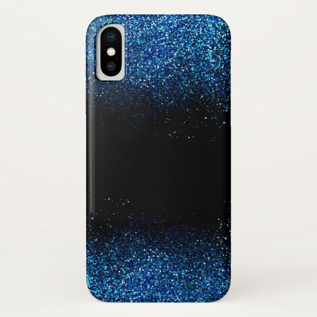 Coques Case-Mate iPhone Boîtier téléphonique bleu Parties scintillant (Dos)