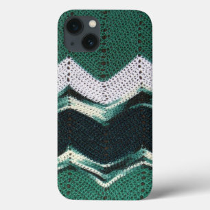 Case-Mate iPhone Case Boîtier téléphonique - Chevron croisé en vert