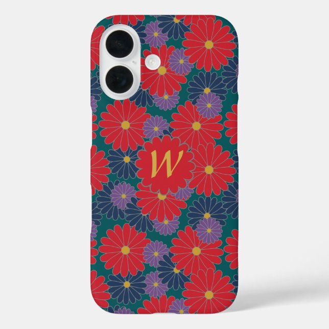 Coques Case-Mate iPhone Boîtier téléphonique Coque-Mate Floral Splashy Fal (Verso)