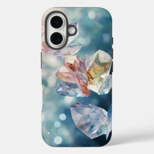Coques iPhone 16 Boîtier téléphonique Crystal Butterfly Stones