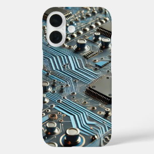 Coques iPhone 16 Boîtier téléphonique de carte bleue