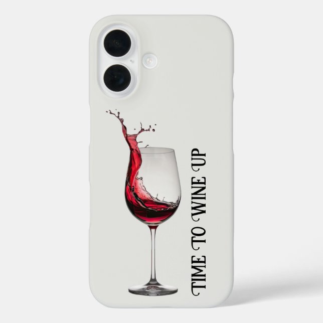 Coques Case-Mate iPhone Boîtier téléphonique de devis en verre de vin (Verso)