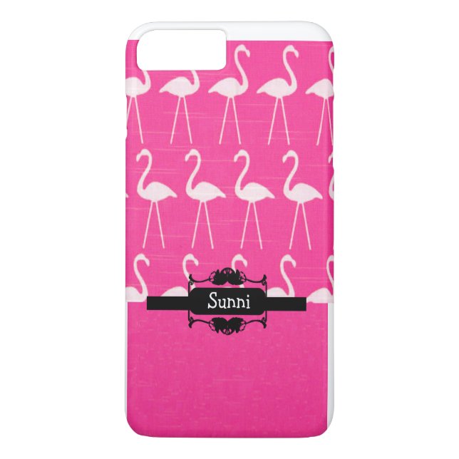 Coques Case-Mate iPhone Boîtier téléphonique en Flamant rose rose personna (Dos)