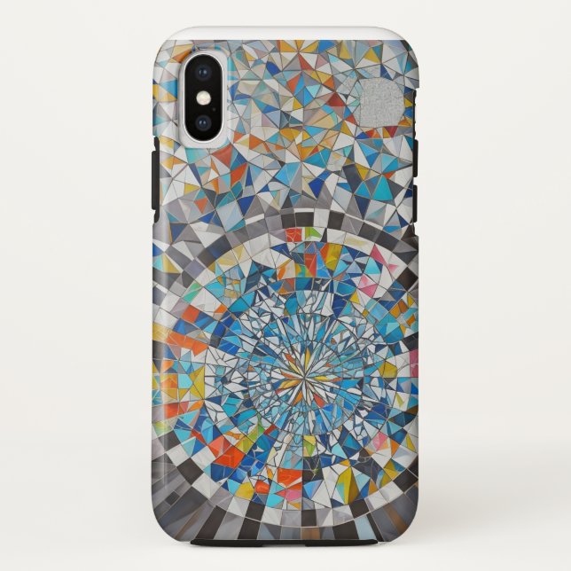 Coques Case-Mate iPhone Boîtier téléphonique en mosaïque géométrique (Dos)