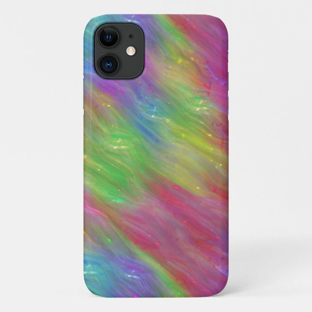 Coques Case-Mate iPhone Boîtier téléphonique en verre arc-en-ciel fondu (Dos)