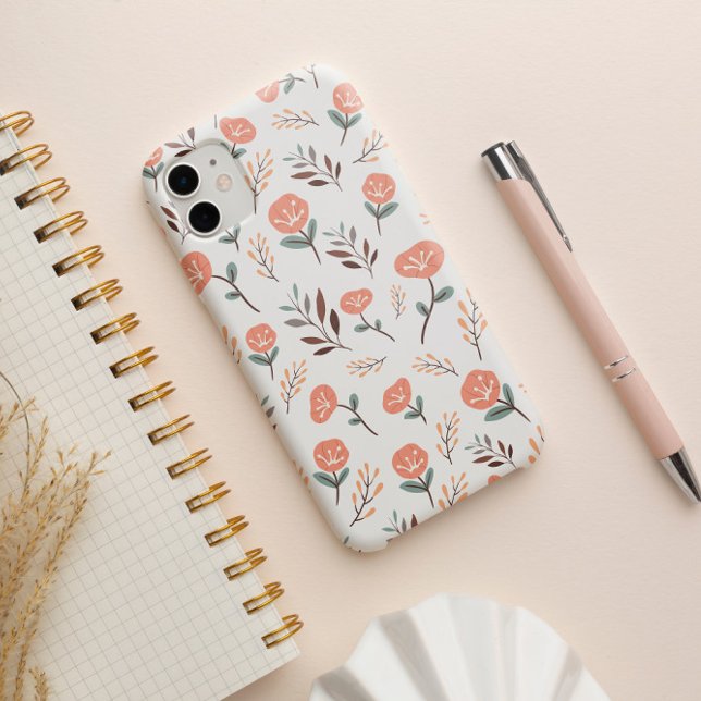 Coques Case-Mate iPhone Boîtier téléphonique floral Red Poppies (Créateur téléchargé)